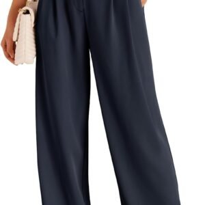 LILLUSORY Wide Leg Dress Pants Women's High Waisted Dressy Trousers