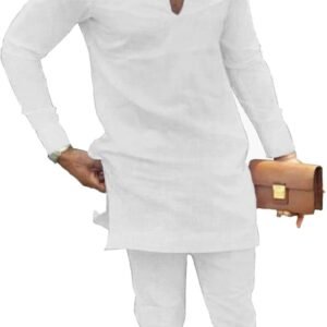 African Men‘s Clothing Fashion Suit Two Pieces Set Dashiki Outfit Top Pant Tracksuit