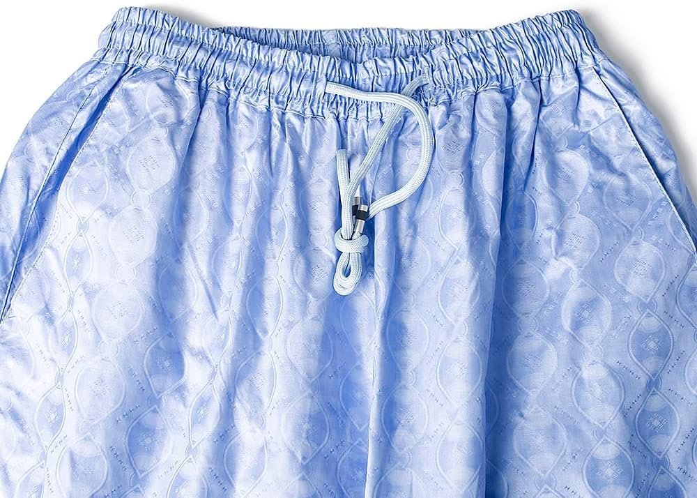 HD Traditional African Clothing for Men Nigerian Man's Agbada Embroidery Bazin Boubou Outfit - Image 6