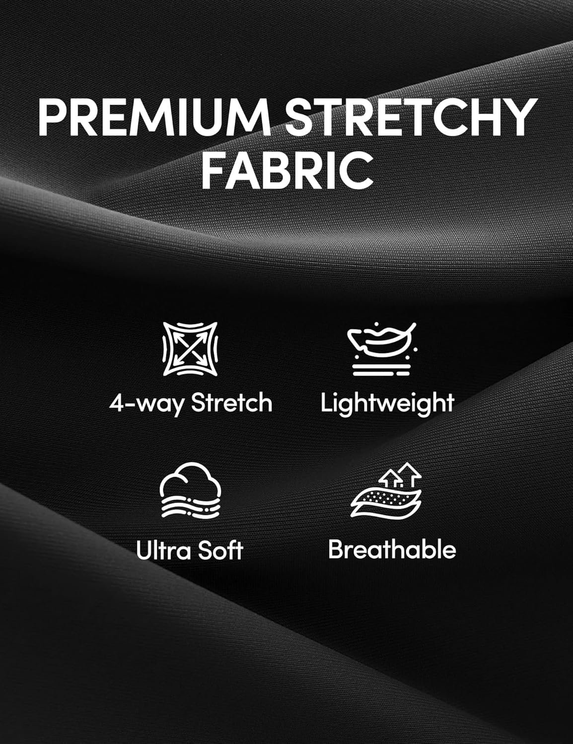 IUGA Womens Dress Pants Wide Leg Pull On Stretchy Work Pants Women High Waisted Business Casual Trousers with Pockets - Image 4